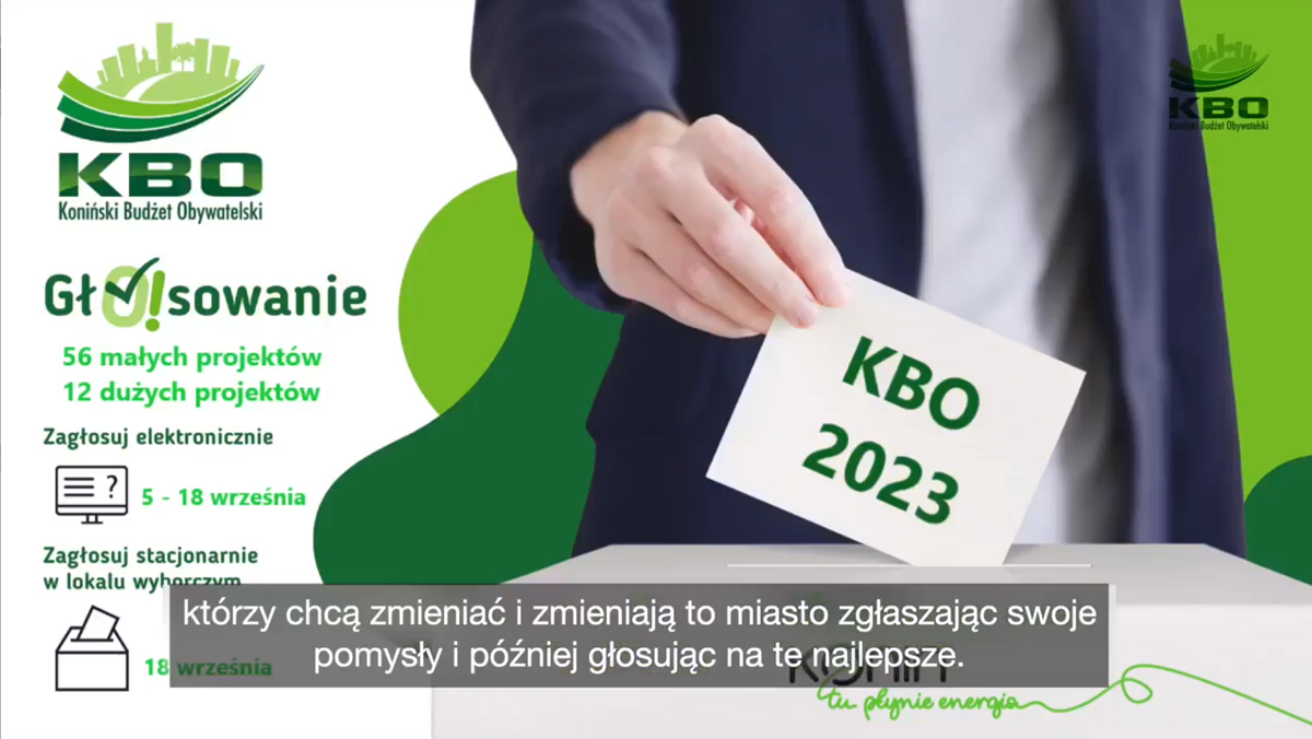 Fragment filmu promującego KBO 2023 